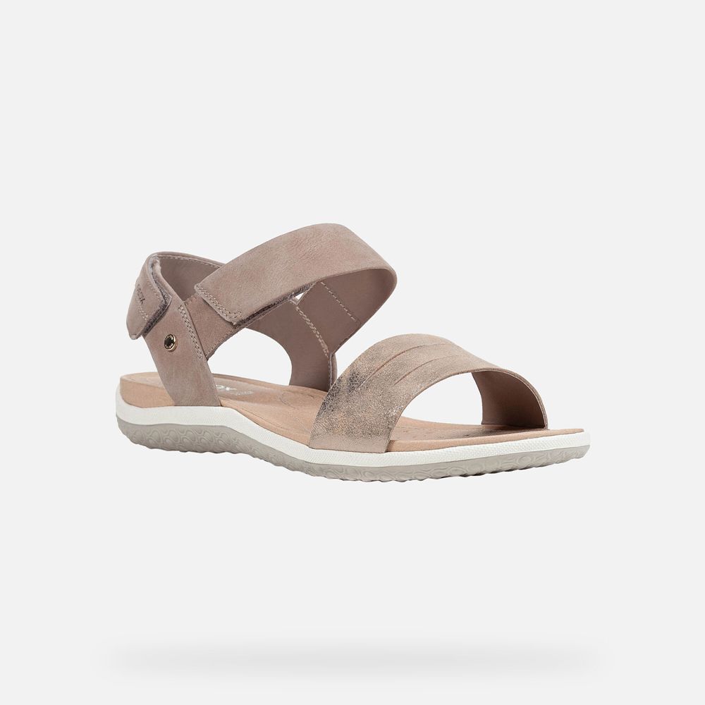 Sandalias Geox Senhora Bege - Vega - GRMVY5301